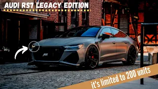 Revealed !! Audi RS7 Legacy Edition | with an outrageous 760 horsepower | Audi RS7 Legacy price