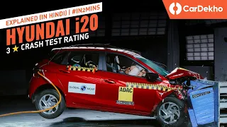 Hyundai i20 Crash Test Rating: ⭐⭐⭐ | Explained #In2mins 