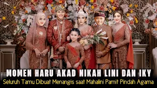 Full Live! Detik-detik Akad Nikah Mahalini dan Rizky Febian, Seluruh Tamu Terharu Lini Ucap Syahadat