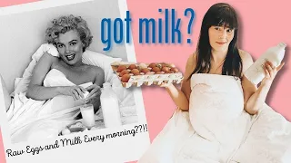 I tried Marilyn Monroe's BIZARRE Morning Routine (should you ?!?!)