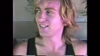 Def Leppard 1988 Tour Manager Video (the parts that matter) Part 1