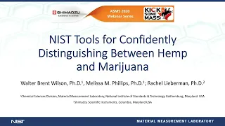 NIST Tools for Confidently Distinguishing Between Hemp and Marijuana