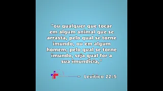 "Ou qualquer que tocar em algum animal...