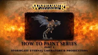 Warhammer Age of Sigmar: How to paint Stormcast Liberators & Prosecutors.