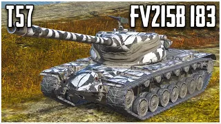 T57 Heavy & FV215b 183 WoT Blitz | Gameplay Episode