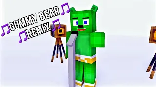 🎵Gummy Bear Remix🎵 Animacion Minecraft [Mine - Imator]