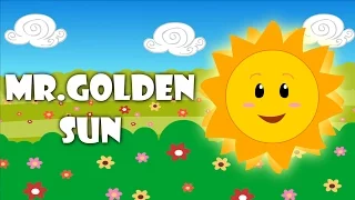 Mr Golden Sun | Nursery Rhyme | BabyMoo
