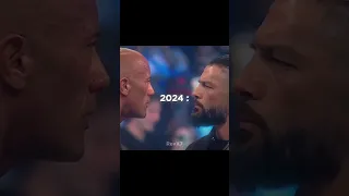 The Rock & Roman Reigns Then vs Now 🥹 Edit