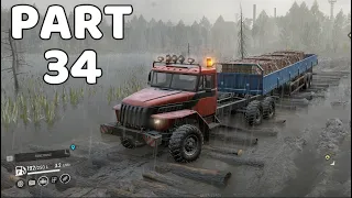 SnowRunner: Hub Recovery, 2st Stage - Part 34 [ 1440p 60FPS ]  Gameplay