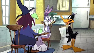 “Witch comes over” (Bugs, Daffy, Witch) The Looney Tunes Show