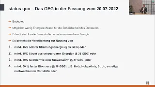 Webinar: Update zum Heizungsgesetz (GEG) und der CO2-Kostenaufteilung für Vermietende