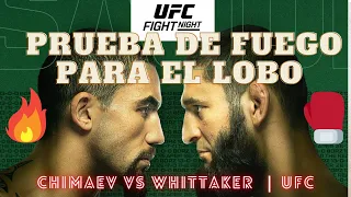 ROBERT WHITTAKER MIRA A 5 ROUNDS,  ¿KHAMZAT CHIMAEV A 1?