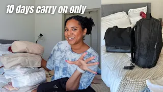 Pack With Me For 10 Days In Italy: Carry On & Personal Item Only