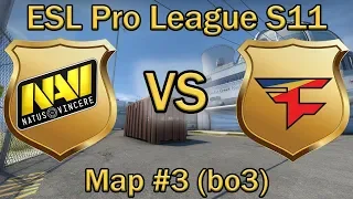 БОЙНЯ до КОНЦА от НАВИ и ФЕЙЗ | Navi vs Faze Clan Map #3 bo3 Nuke | ESL PRO LEAGUE 11 by Neosporimiy