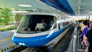 Disney World Monorail Ride to EPCOT from the TTC in 4K | Walt Disney World Orlando Florida 2022