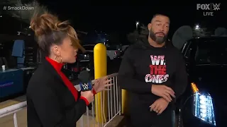 Roman Reigns arrives at the arena - WWE SmackDown 2/3/2023