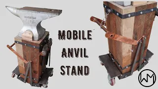 Building a Mobile Anvil Stand - Blacksmithing