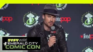 Ian Somerhalder Spotlight: Vampires Diaries, Lost, And More | ECCC 2019 | SYFY WIRE