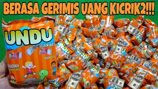 HUWAW!!! BERASA GERIMIS DUIT KICRIK2!!! UNBOXING CIKI UNDU ORANGE BERHADIAH UANG