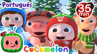 Cocomelon em Português | Medley de Natal! | Compilação de Desenhos Animados