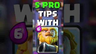 5 QUICK PRO TIPS With: Royal Giant👑- Clash Royale