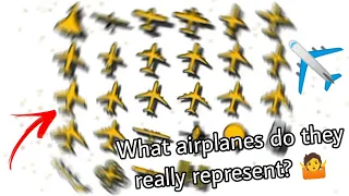 What the Flightradar24 airplane icons really represent.