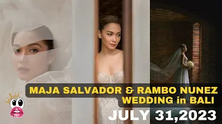 FINALLY!! MAJA SALVADOR & RAMBO NUNEZ WEDDING says "I DO" at BALI INDONESIA