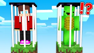 Mikey & JJ Got TRAPPED In SKY PRISON in Minecraft! (Maizen Mazien Mizen)