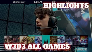 LEC W3D3 All Games Highlights | Week 3 Day 3 LEC Winter 2023