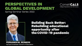 Building Back Better: Rebuilding educational opportunity after the COVID-19 pandemic