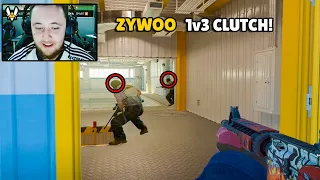 🔥 ZYWOO Epic 1v3 Clutch! TECHNO 1v4 Clutch! Counter Strike 2 CS2 Highlights!