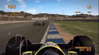 F1 2013 PS3 Classic Cars -Time Attack Mode at Jerez Sapin