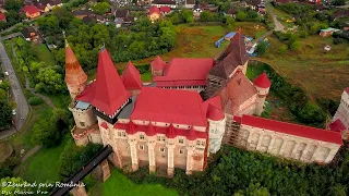 Castelul Corvinilor Hunedoara | Filmare Drona 4k #visitromania #hunedoara #romania