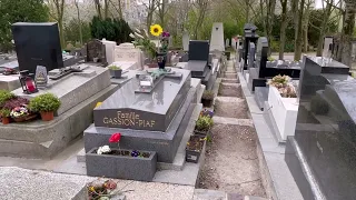 Tomb of Edith PIAF, Père Lachaise cemetery in Paris