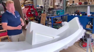 We pick up our first Fibreglass Part - Boat Restoration Project   EP 22