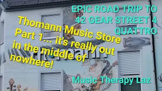 EPIC ROAD TRIP to 42 GEAR STREET QUATTRO & Thomann Music Store,  Germany Part 1