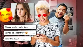 TROLLEI MEU IRMÃO DE 12 ANOS FINGINDO SER A CRUSH DELE E ELE ACREDITOU