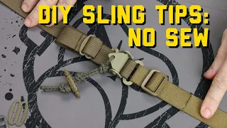 DIY Weapon Sling Tips - NO SEW