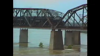 Union Pacific #3985 June 1995 S of Pilot Point to Red River Pt 8