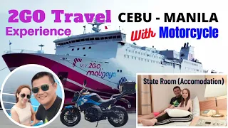 2GO TRAVEL EXPERIENCE CEBU TO MANILA WITH MOTORCYCLE MV 2GO MALIGAYA| Jethro & Marie