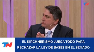 El Senado debate la Ley de Bases y el paquete fiscal en comisión.