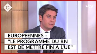 Guerre en Ukraine, élections européennes… - Gabriel Attal - C à vous - 08/03/2024