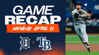 Game Highlights: Canha Starts With a Bang, Skubal is Nasty, Báez Has a Night vs. Rays | 4/22/24