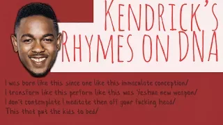 Rap Tips from Kendrick Lamar's DNA - Rhyme Schemes Analysis