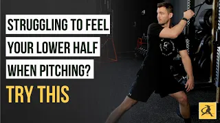 Struggling to Feel Your Lower Half When Pitching? Try This! | TRX Drift Drill