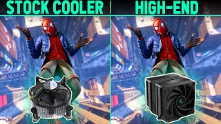 Does stock cooler affects FPS? Gaming Comparison: Stock vs Tower Air Cooler Ft. DeepCool AK620