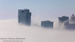 90 MINUTES of Fog Descending over High Rise Building | Relaxing Screensaver ✰ No Music ✰ - 1080p HD