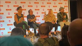 Helluva Boss Q & A with Vizziepop, Brandon Rogers, and Richard Steven Horvitz at Megacon 2024