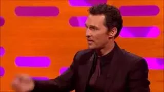 Matthew McConaughey explains how the famous humming from Wolf of Wall Street is because of him & Leo