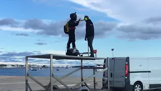 The Zapata team was in Cannes for a crazy Flyboard Air Demo